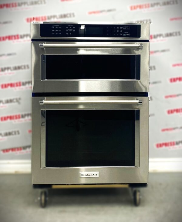 Used KitchenAid Combo Microwave 30” Wall Oven KOCE500ESS05 For Sale