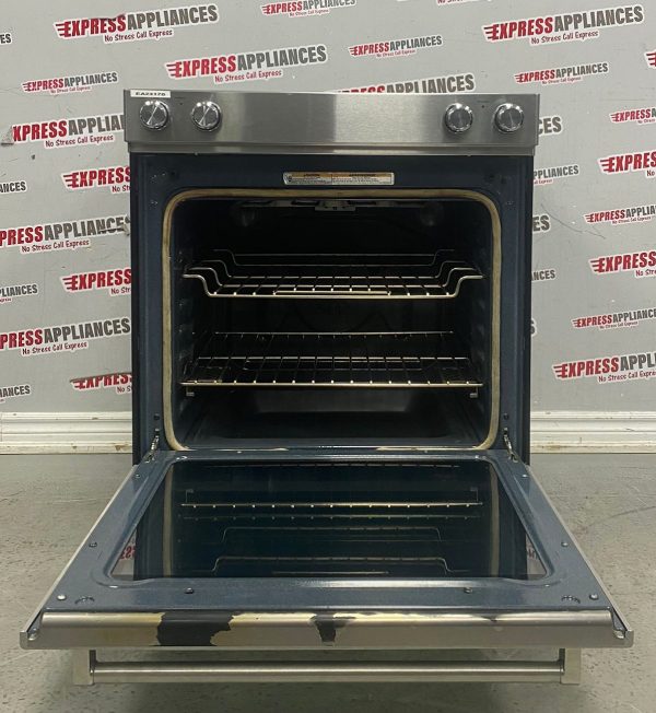 Used KitchenAid 30” Slide-In Glass Top Stove YKSEG700ESS3 For Sale