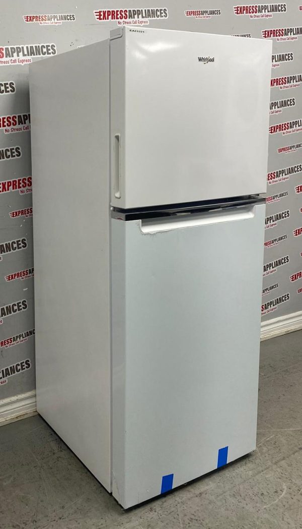 Used Whirlpool 24” Top Freezer Refrigerator WRT312CZJW00 For Sale