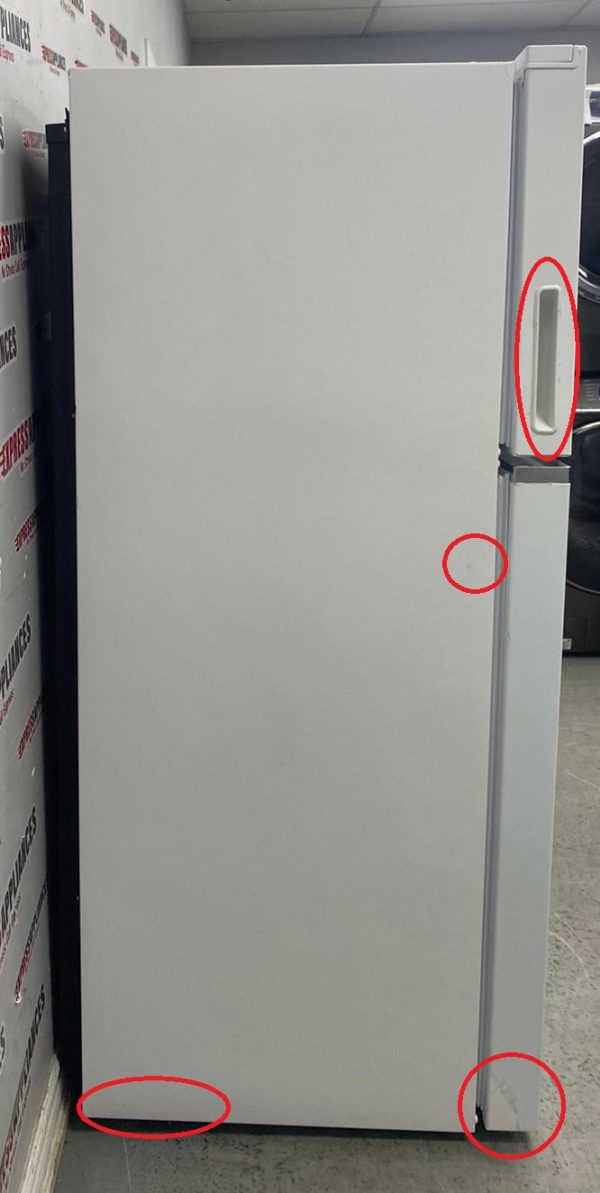 Used Whirlpool 24” Top Freezer Refrigerator WRT312CZJW00 For Sale