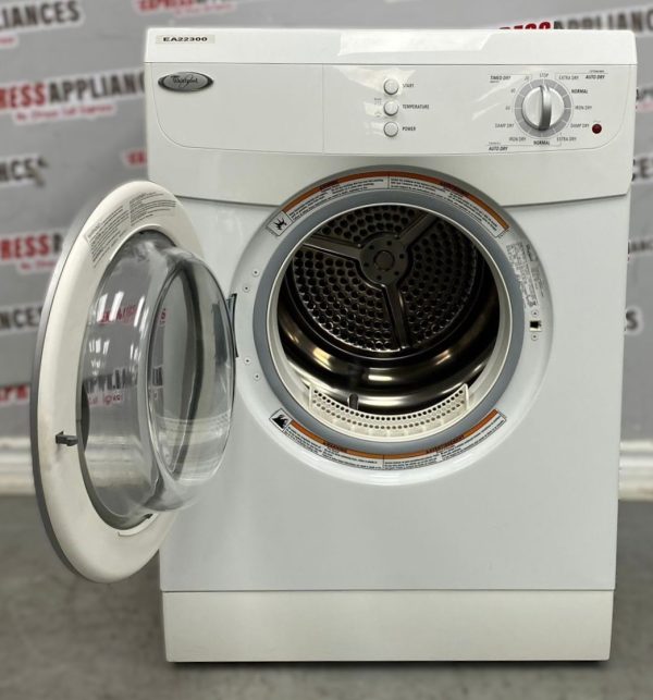 Used Whirlpool Electric Stackable 24” Dryer YWED7500VW For Sale