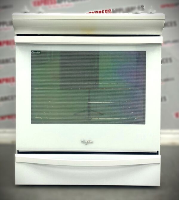 Used Whirlpool Slide-In Glass 30” Stove YWEE730H0DW For Sale