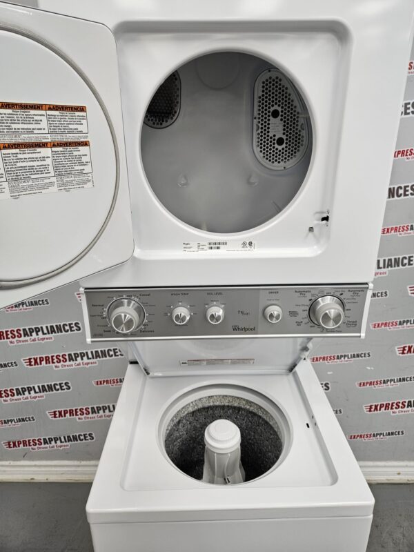 Used Whirlpool 24” Washer/Dryer Laundry Center YWET4024EW0 For Sale