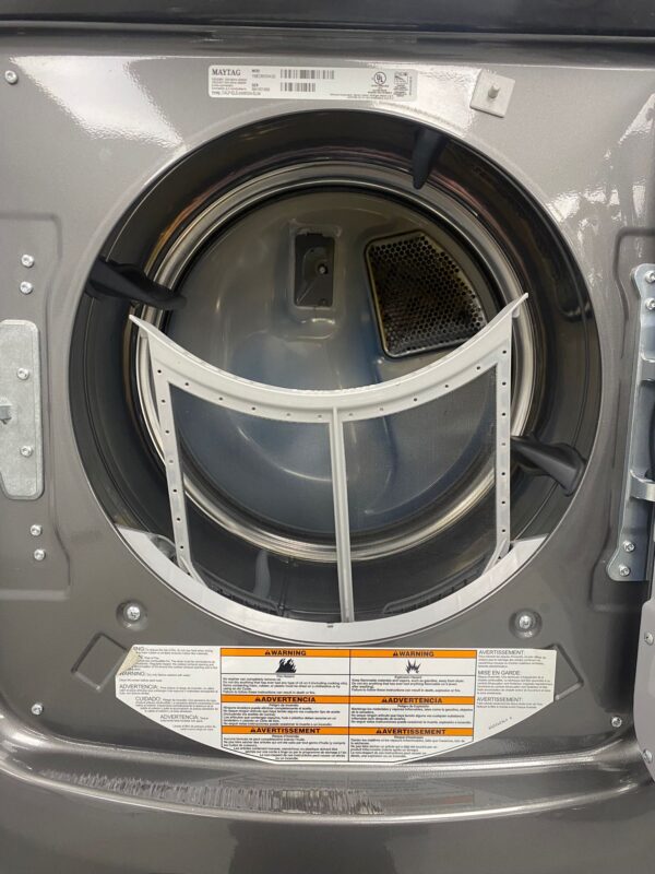 Used Maytag Front Load Washer/Dryer 27” Stackable Set MHW6000AG2 YMED6000AG0 For Sale