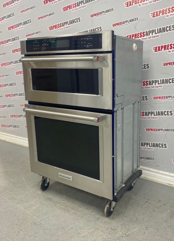 Used KitchenAid Combo Microwave 30” Wall Oven KOCE500ESS05 For Sale