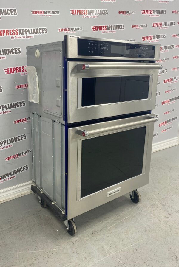 Used KitchenAid Combo Microwave 30” Wall Oven KOCE500ESS05 For Sale