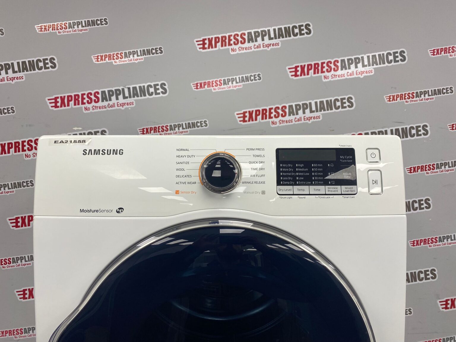 Used Samsung Washer and Dryer Set WW22K6800AW/A2 DV22K6800EW/AC For