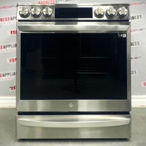 Floor Model LG Slide-In Electric 30” Glass Top Stove LSEL6337F/00 For Sale