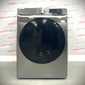 Open Box Samsung Electric Stackable 27” Dryer DVE45T6100P For Sale