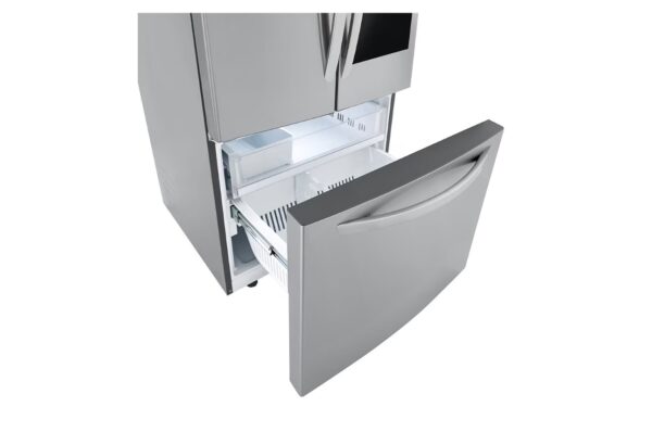 Open Box LG “InstaView Door-in-Door" French Door 33” Refrigerator LRFES2503S/01 For Sale