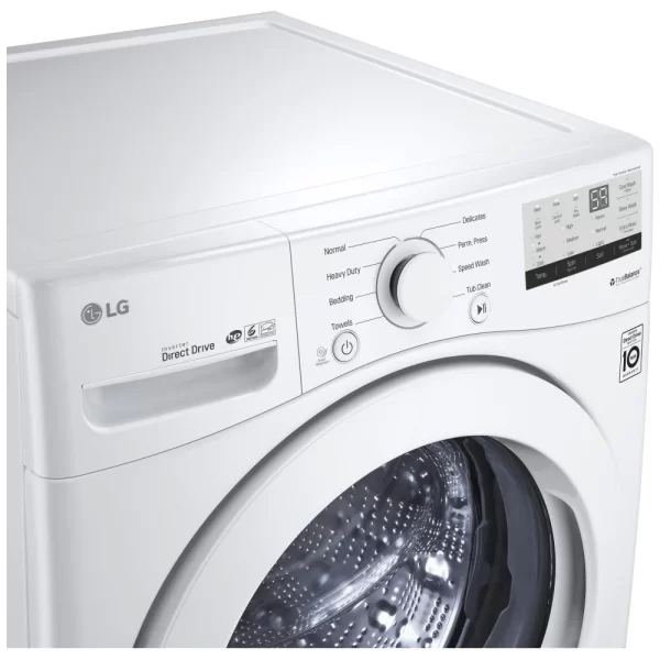 New LG 27” Stackable Front Load Washing Machine WM3400CW For Sale