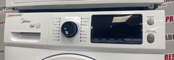 Open Box 24” Midea Stackable Ventless Washer and Dryer Set MLH27N4AWWC MLE27N4AWWC For Sale