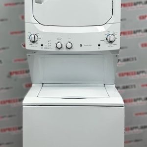 Used GE 27” Laundry Center Washer and Dryer GUD27ESMM1WW For Sale