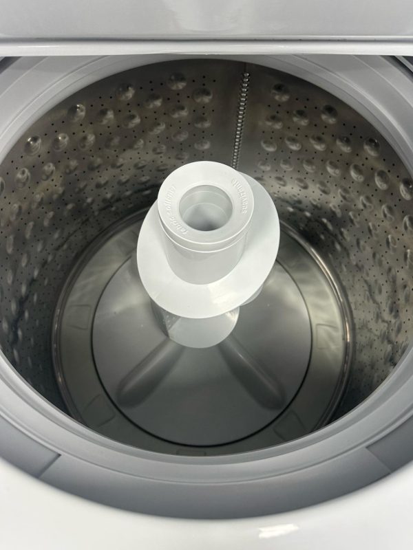 Used GE 27” Laundry Center Washer and Dryer GUD27ESMM1WW For Sale