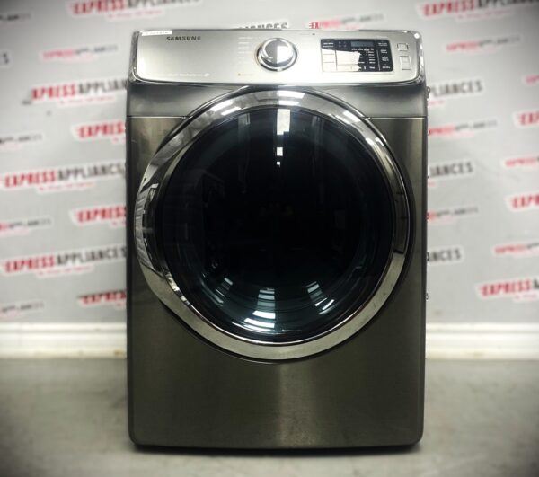 Used Samsung Electric 27” Stackable Dryer DV42H5600EP/AC For Sale