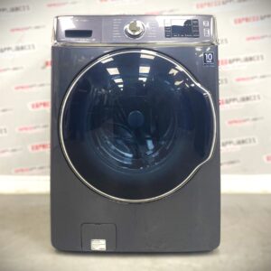 Used Samsung Front Load Washing Machine and Electric Dryer Stackable 27” Set For Sale