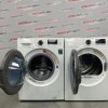 Used Samsung Front Load Washer and Dryer 24” Stackable Set WW22K6800AWA2 DV22K6800EWAC For Sale (14)