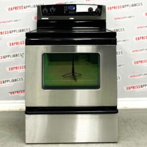 Used Whirlpool Freestanding 30” Glass Stove WERP4110SS3