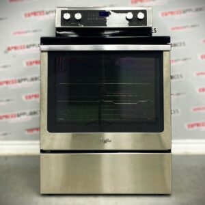 Used Whirlpool Freestanding Electric 30” Glass Top Stove YWFE710H0AS0 For Sale