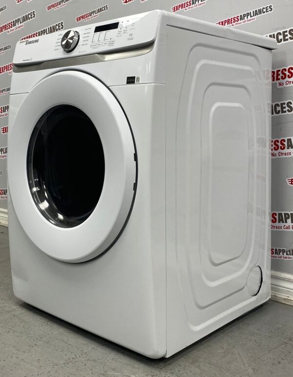 Open Box Samsung 27” Stackable Electric Dryer DVE45T6005W For Sale