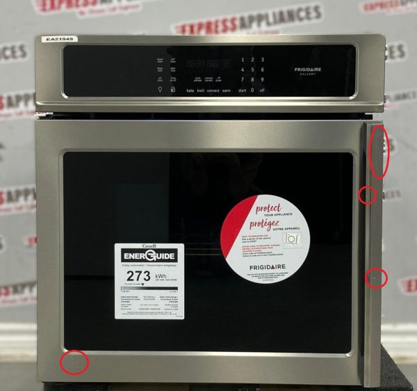 Open Box Frigidaire 27” Single Wall Oven FGEW276SPFD For Sale