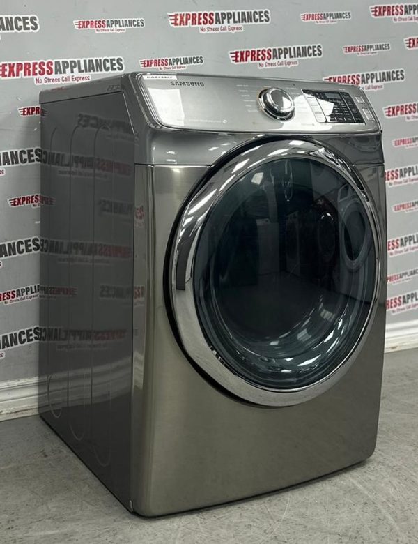 Used Samsung 27” Electric Stackable Dryer DV42H5600EP/AC For Sale