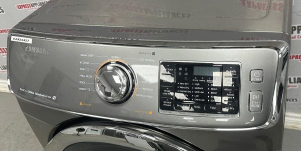 Used Samsung 27” Electric Stackable Dryer DV42H5600EP/AC For Sale