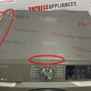 Used Samsung Front Load 27” Washing Machine WF45R6100AP damage top