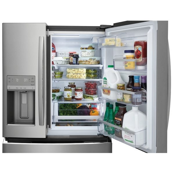 New Frigidaire French Door with Custom-Flex Temp 36” Refrigerator GRMS2773AF For Sale