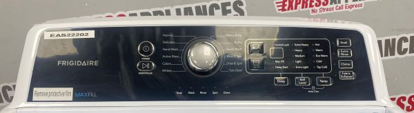 Open Box Frigidaire Top Load 27” Washer FFTW4120SW2 For Sale