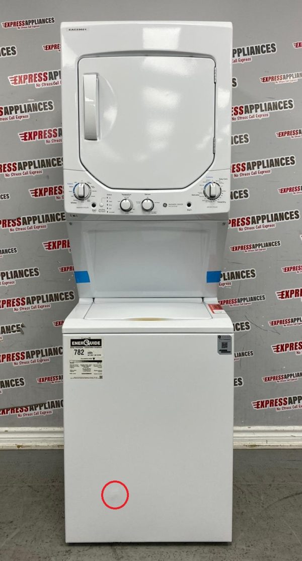 Open Box GE 24” Laundry Centre Washer and Dryer GUD24ESMM1WW For Sale