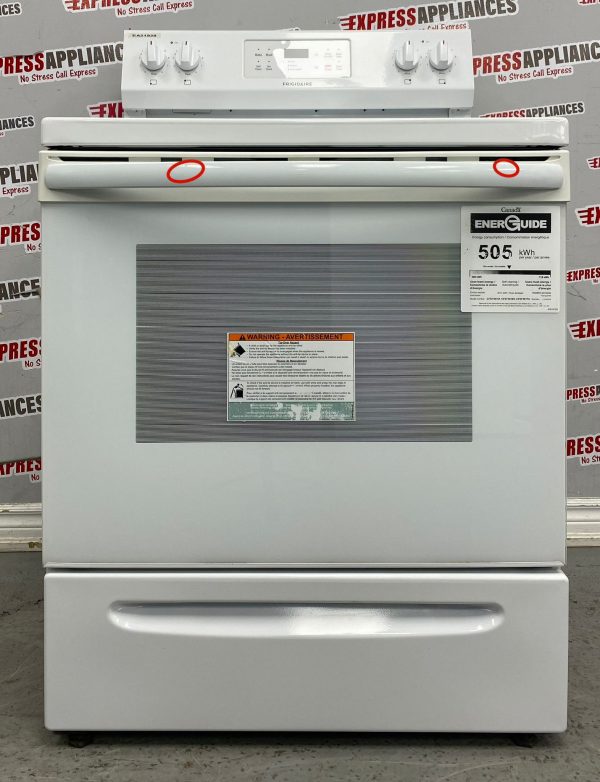 Used Frigidaire 30” Freestanding Coil Stove CFEF3016VWA For Sale