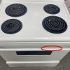 Used Frigidaire 30” Freestanding Coil Stove CFEF312AS4 damage handle