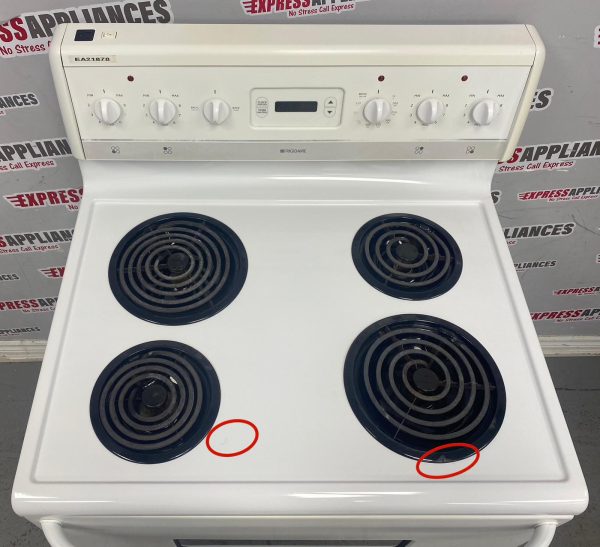 Used Frigidaire 30” Freestanding Coil Stove CFEF312AS4 Sale