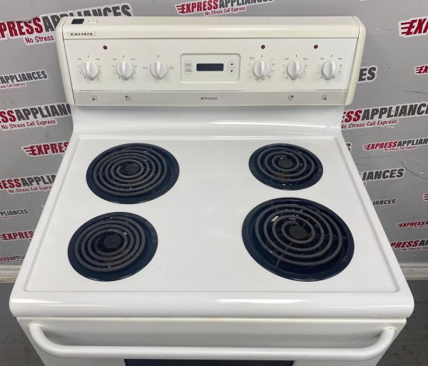 Used Frigidaire 30” Freestanding Coil Stove CFEF312AS4 Sale