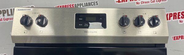 Used Frigidaire 30” Freestanding Glass Top Stove FCRE305CASK For Sale