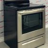 Used Frigidaire 30” Freestanding Glass Top Stove FCRE305CASK side