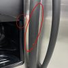 Used Frigidaire 36” Side By Side Refrigerator FRS6R5ESB6 damage handles