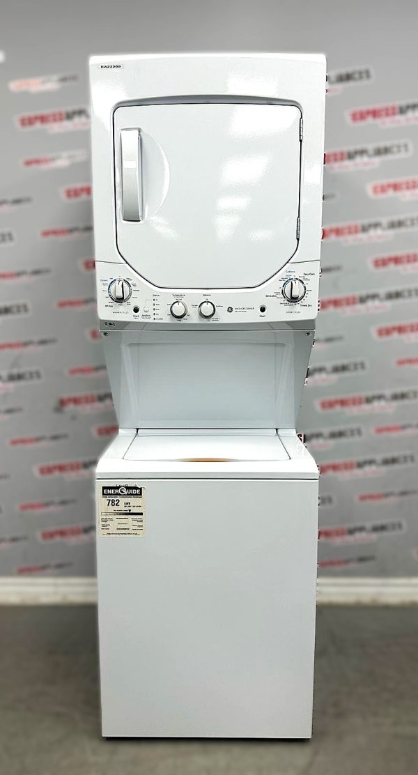 Used GE 24” Laundry Centre Washer and Dryer GUD24ESMMWW For Sale