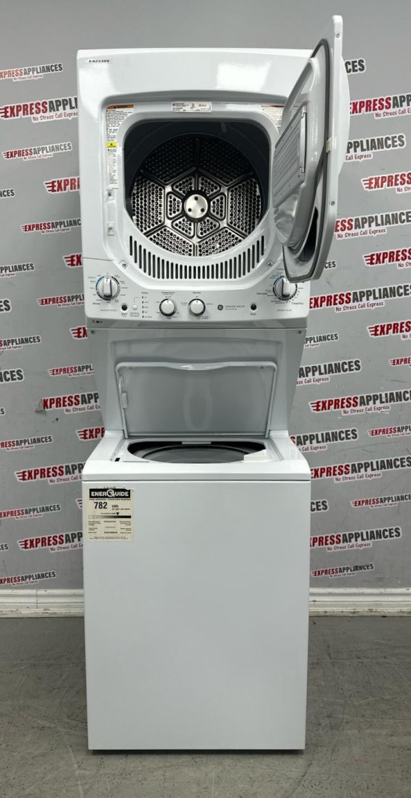 Used GE 24” Laundry Centre Washer and Dryer GUD24ESMMWW For Sale