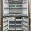 Used Hisense 36” French Door Refrigerator RQ22N6ASD open doors