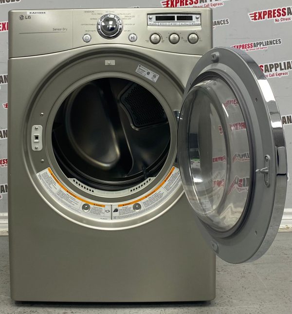 Used LG Stackable Electric 27” Dryer DLE5955S  For Sale