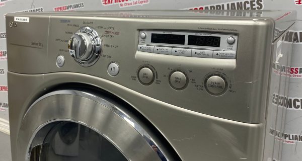 Used LG Stackable Electric 27” Dryer DLE5955S  For Sale