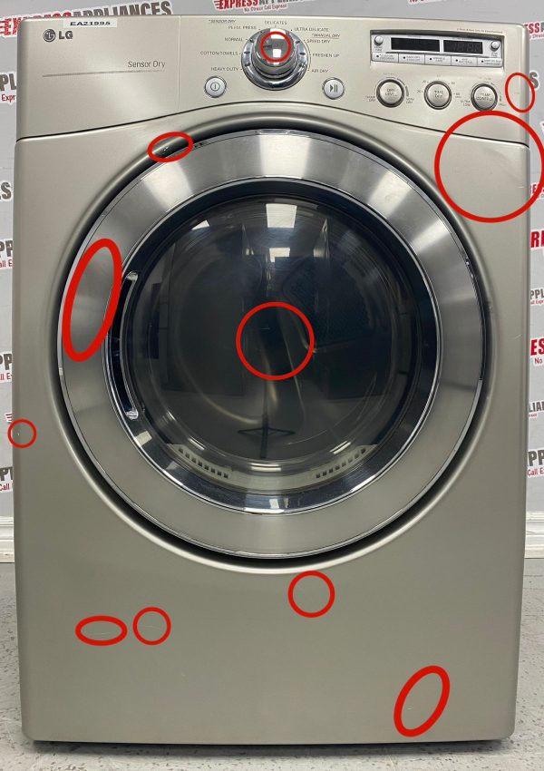 Used LG Stackable Electric 27” Dryer DLE5955S  For Sale