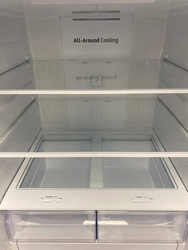 Used Samsung French Door 30” Refrigerator RF22A4111WW For Sale