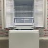 Used Samsung 30” French Door Refrigerator RF22A4111WWAA open doors