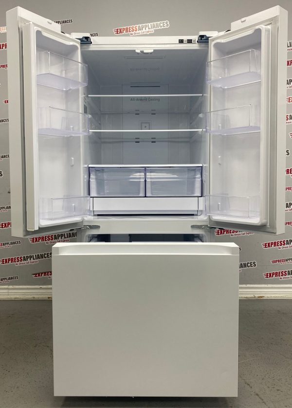 Used Samsung French Door 30” Refrigerator RF22A4111WW For Sale