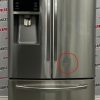 Used Samsung 33” French Door Refrigerator RF26J7510SRAA damage front