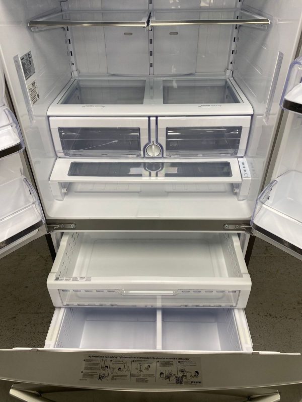 Used 33" French Door Samsung Refrigerator RF26J7510SR For Sale