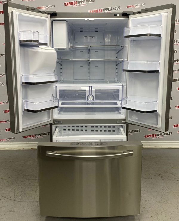 Used 33" French Door Samsung Refrigerator RF26J7510SR For Sale